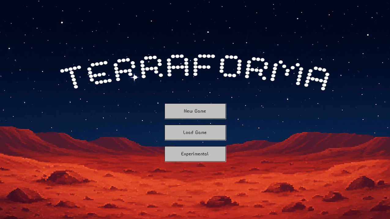 Terraforma – Title Screen